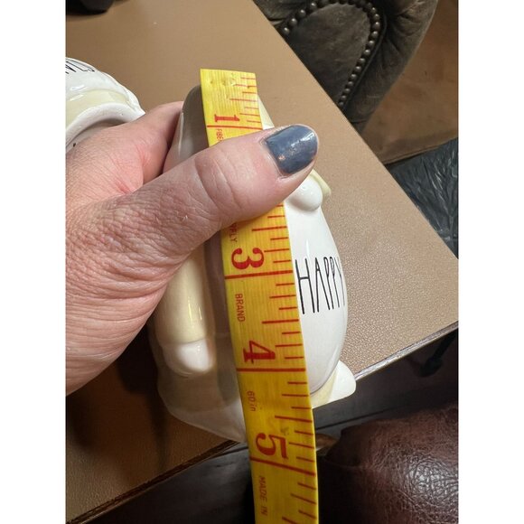 Rae Dunn Happy Harvest Pilgrim Gnome Ceramic Decor Thanksgiving - Picture 7 of 8